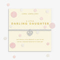 Joma Jewellery Confetti A Little Darling Daughter Silver Plated Bracelet