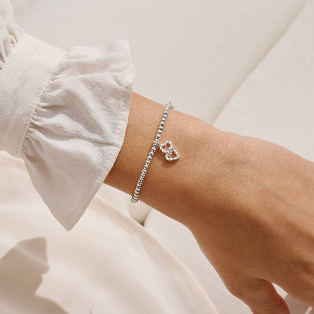 Joma Jewellery Confetti A Little Happy Birthday Friend Silver Plated Bracelet