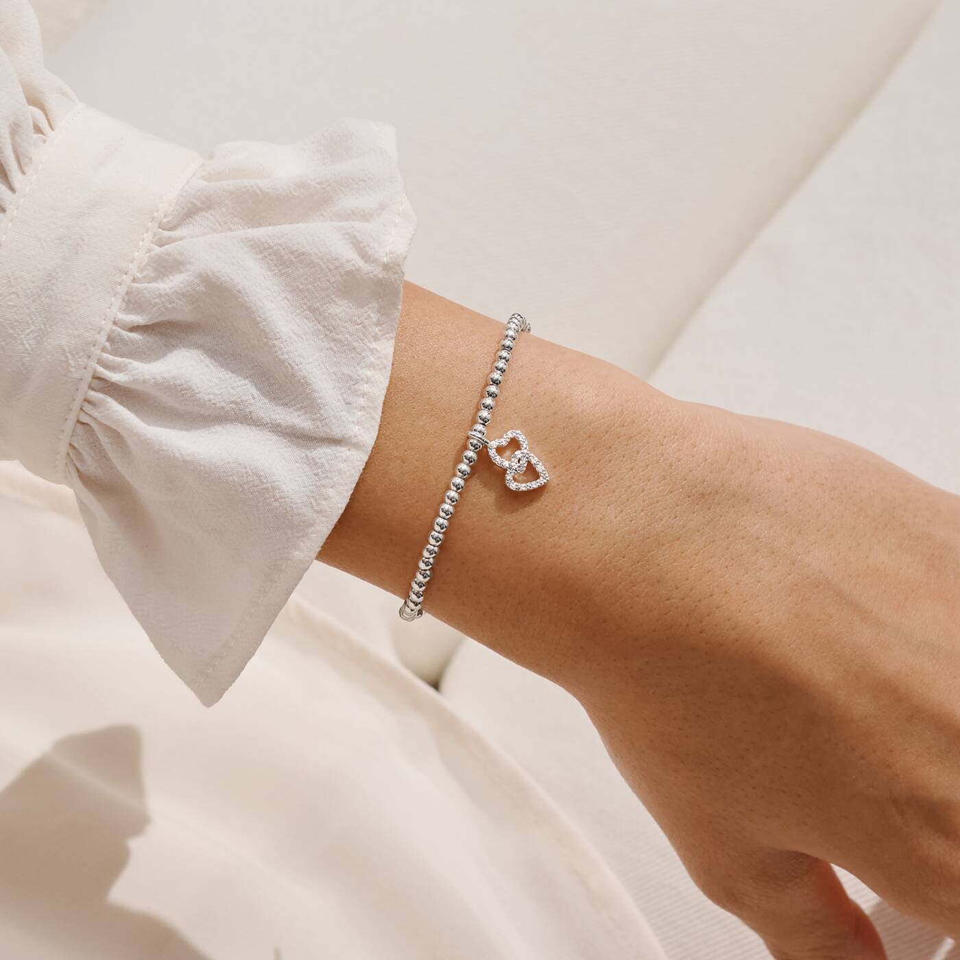 Joma Jewellery Confetti A Little Happy Birthday Friend Silver Plated Bracelet