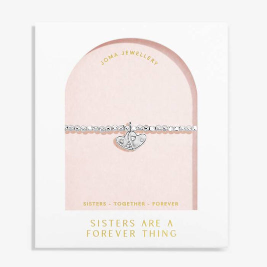 Joma Jewellery Dolce Vita Sisters Are A Forever Thing Silver Plated Bracelet