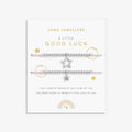Joma Jewellery Duo A Little Good Luck Silver Plated Two Children's Bracelets