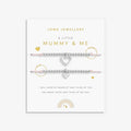Joma Jewellery Duo A Little Mummy And Me Silver Plated Two Children's Bracelets