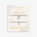 Joma Jewellery Duo A Little Mummy and Daughter Silver Plated Two Bracelets
