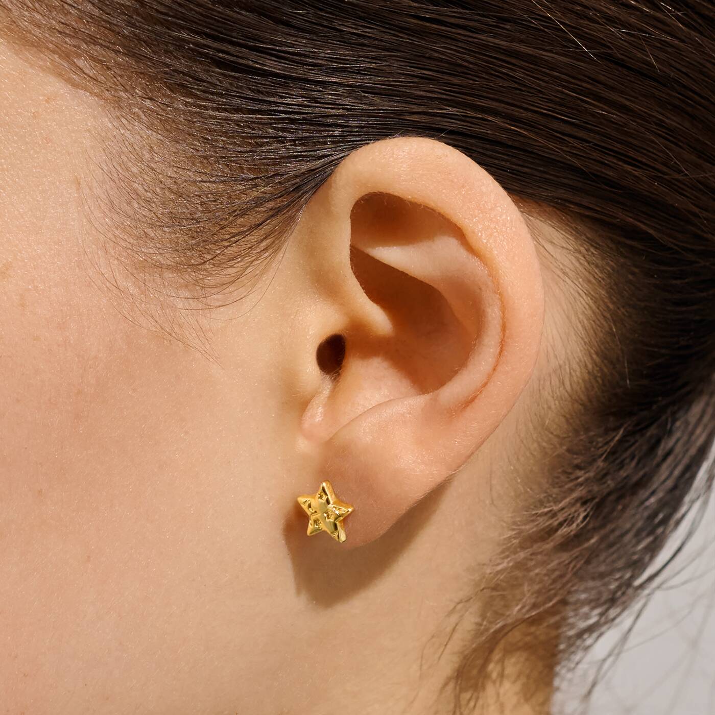 Joma Jewellery Earring Bauble Merry Christmas Gold Plated Stud Earrings
