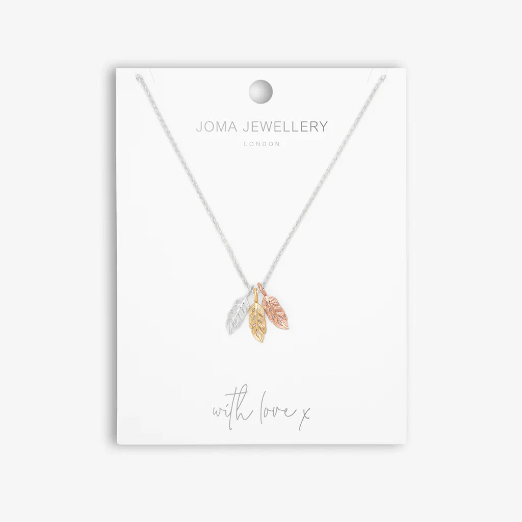 Joma Jewellery Florence Feather Necklace