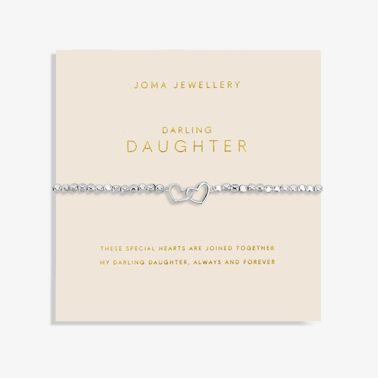 Joma Jewellery Forever Yours Darling Daughter Silver Bracelet