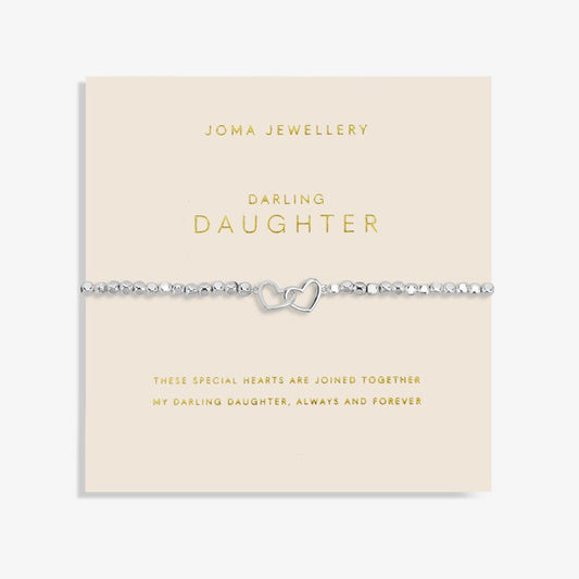 Joma Jewellery Forever Yours Darling Daughter Silver Bracelet