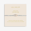Joma Jewellery Forever Yours Fabulous Friend Silver And Rose Gold Bracelet
