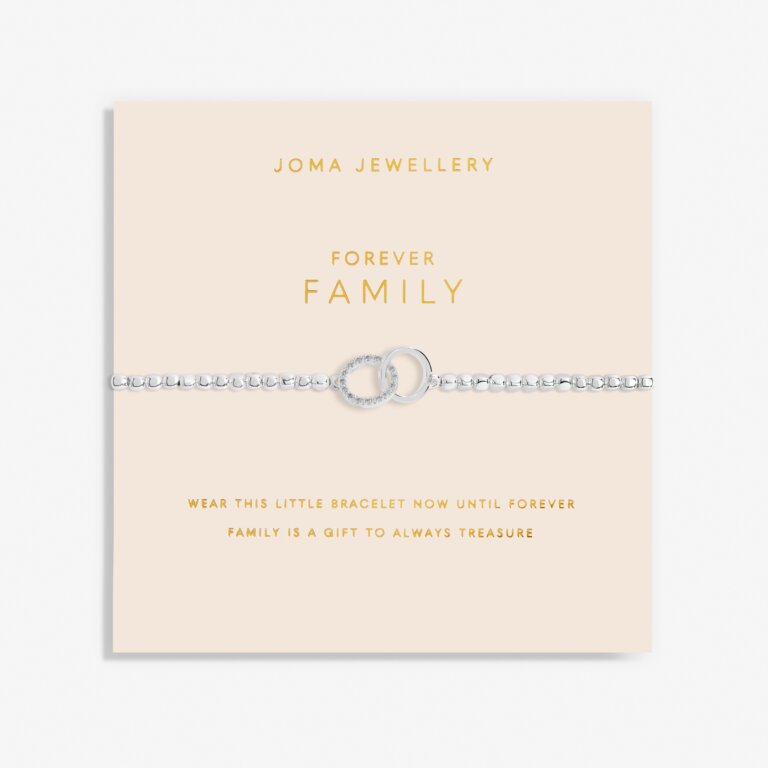 Joma Jewellery Forever Yours Forever Family Silver Bracelet