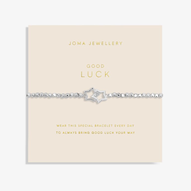Joma Jewellery Forever Yours Good Luck Silver Bracelet