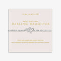 Joma Jewellery Forever Yours Happy Birthday Darling Daughter Silver Plated Bracelet