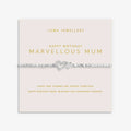 Joma Jewellery Forever Yours Happy Birthday Marvellous Mum Silver Plated Bracelet