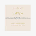 Joma Jewellery Forever Yours Happy Birthday Silver Bracelet