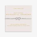 Joma Jewellery Forever Yours Happy Birthday Wonderful Grandma Silver Plated Bracelet