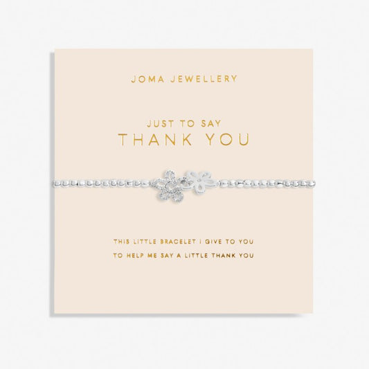 Joma Jewellery Forever Yours Just To Say Thank You Silver Bracelet