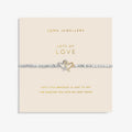 Joma Jewellery Forever Yours Lots Of Love Silver And Gold Bracelet
