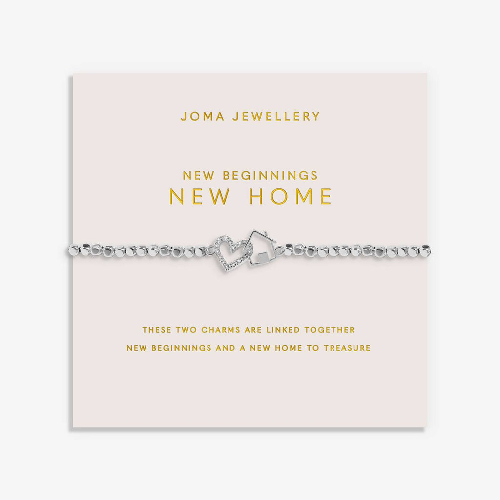 Joma Jewellery Forever Yours New Beginnings New Home Silver Plated Bracelet