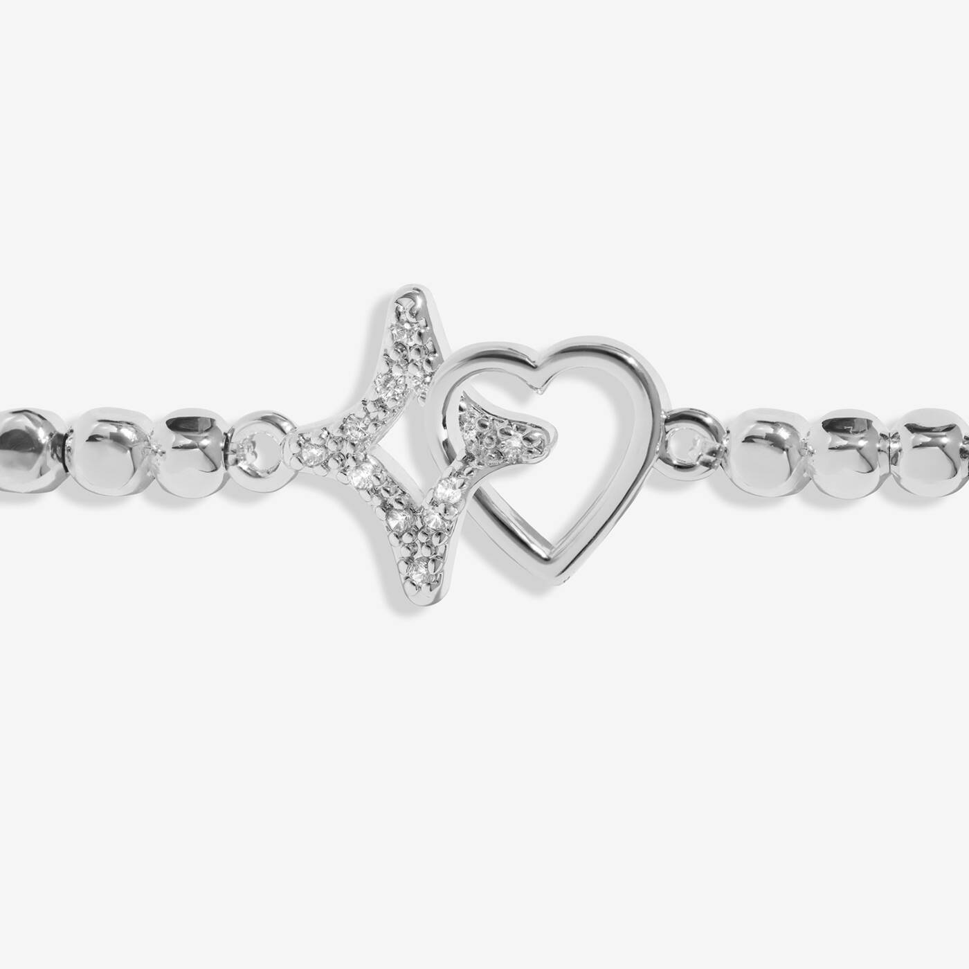 Joma Jewellery Forever Yours Sending Lots Of Love And Wishes Silver Plated Bracelet