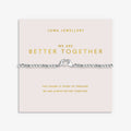 Joma Jewellery Forever Yours We Are Better Together Silver Plated Bracelet