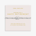 Joma Jewellery Forever Yours Wishing You A Happy Retirement Silver Plated Bracelet