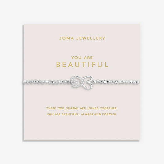 Joma Jewellery Forever Yours You Are Beautuful Silver Plated Bracelet