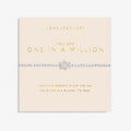 Joma Jewellery Forever Yours You Are One In A Million Silver Bracelet