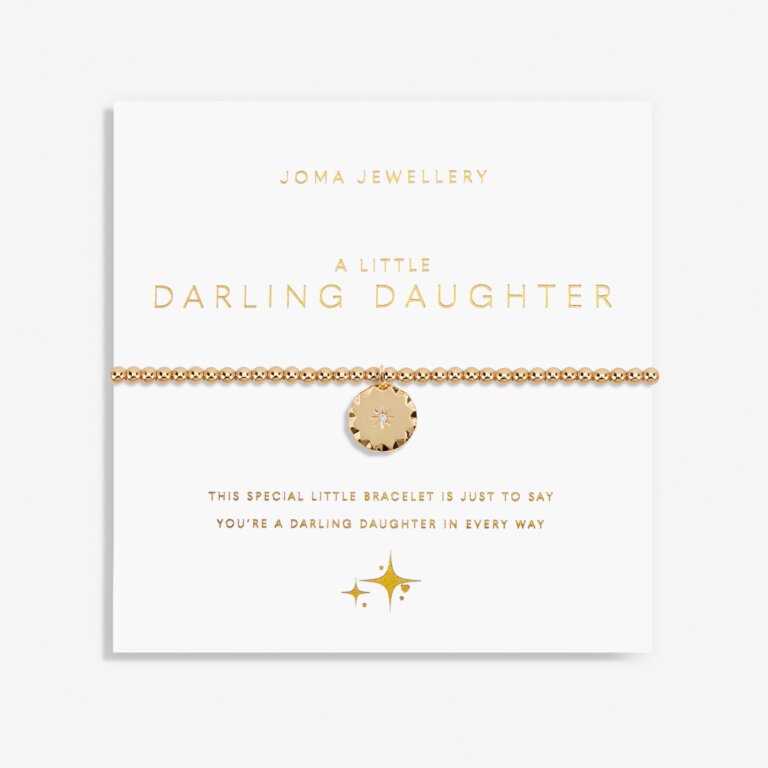 Joma Jewellery Gold A Little Darling Daughter Gold Bracelet