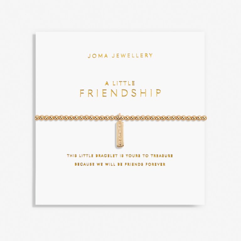 Joma Jewellery Gold A Little Friendship Gold Bracelet