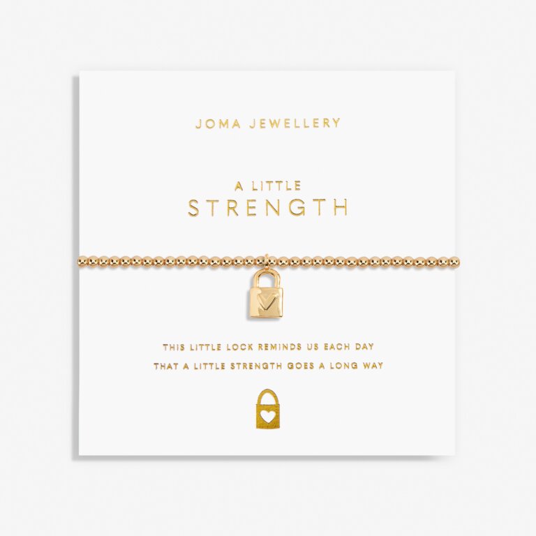 Joma Jewellery Gold A Little Strength Gold Bracelet