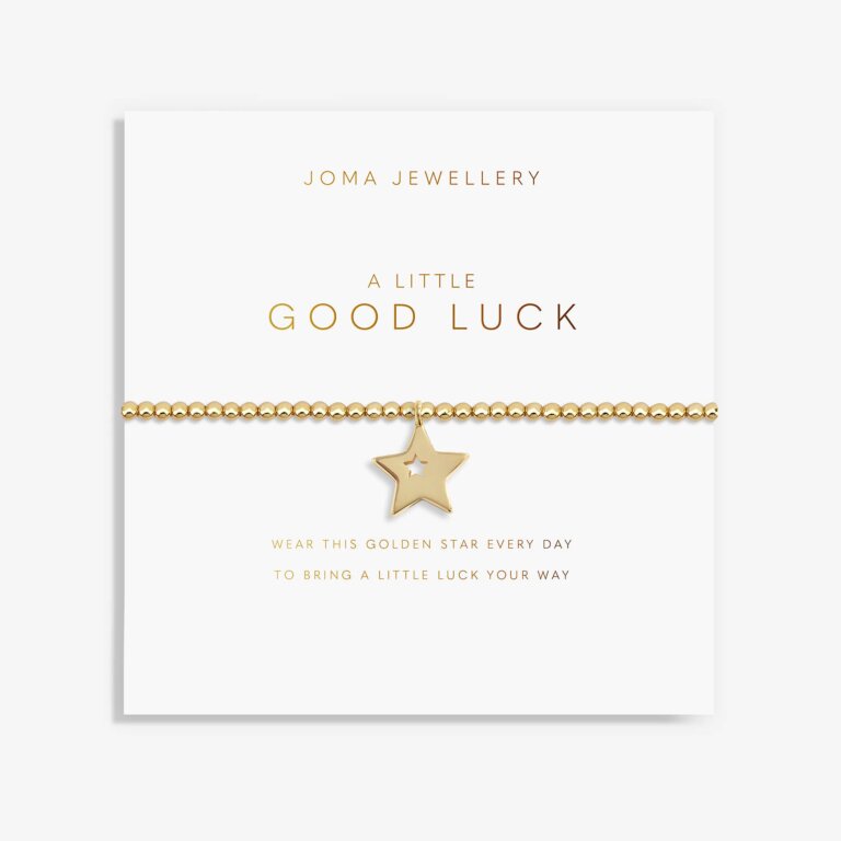 Joma Jewellery Golden Glow A Little Good Luck Bracelet