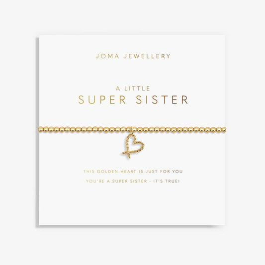 Joma Jewellery Golden Glow A Little Super Sister Bracelet