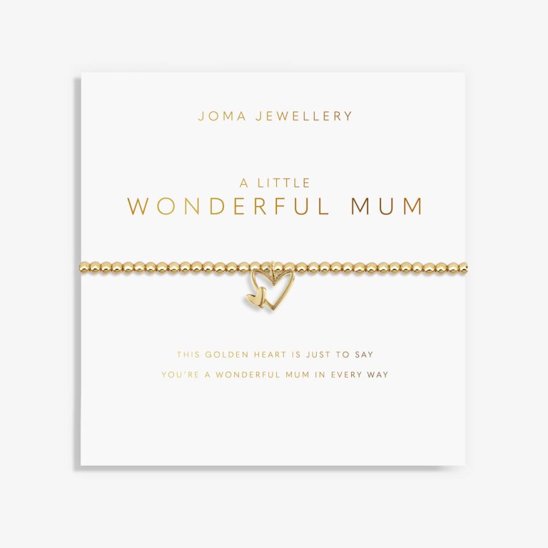 Joma Jewellery Golden Glow A Little Wonderful Mum Bracelet