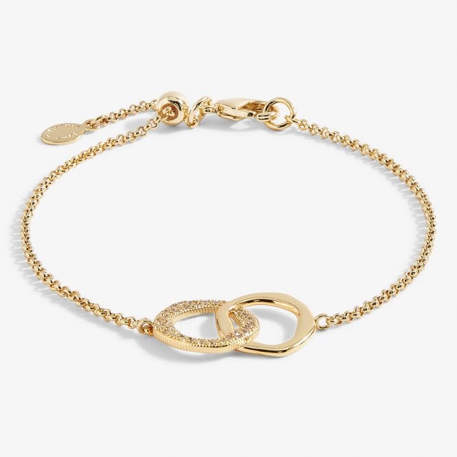 Joma Jewellery Golden Hour Interlocking Circle Bracelet