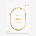 Joma Jewellery Happy Little Moments Anklet Shine Bright Gold Plated Anklet