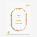 Joma Jewellery Happy Little Moments Anklet So Loved Gold Plated Anklet