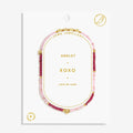 Joma Jewellery Happy Little Moments Anklet Xoxo Gold Plated Anklet