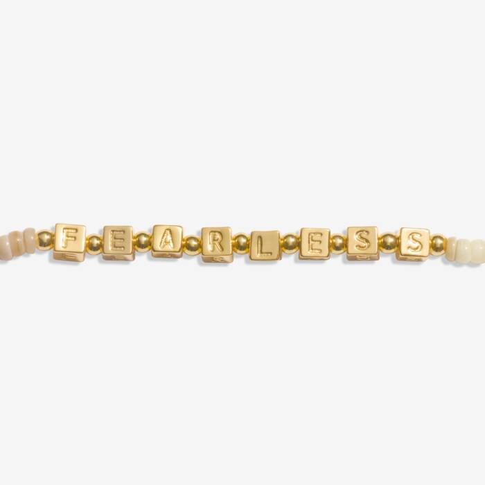 Joma Jewellery Happy Little Moments Phone Charm Fearless Gold Plated Phone Charm