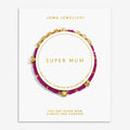 Joma Jewellery Happy Little Moments Super Mum Gold Plated Bracelet