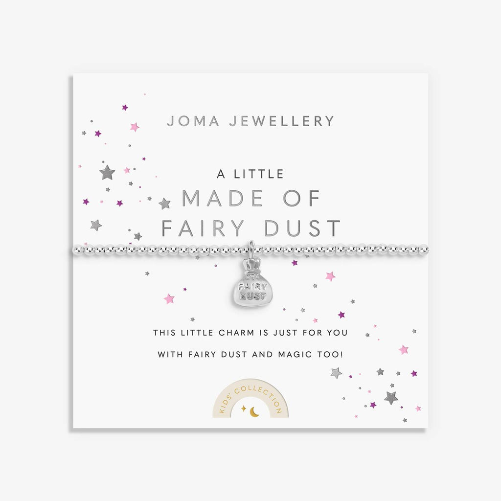 Joma Jewellery Kids' A Little Made Of Fairy Dust Silver Plated Bracelet