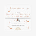 Joma Jewellery Kids' A Little Feathers Appear When Loved Ones Are Near Silver & Rose Gold Plated Bracelet