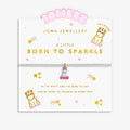 Joma Jewellery Kids' A Little Jomees Born To Sparkle Silver & Gold Plated Bracelet