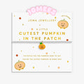 Joma Jewellery Kids' A Little Jomees Cutest Pumpkin In The Patch Silver & Gold Plated Bracelet
