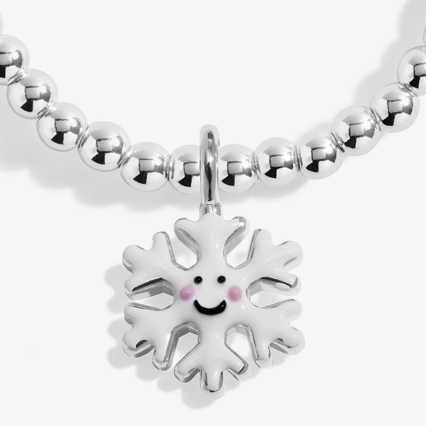 Joma Jewellery Kids' A Little Jomees Let It Snow Silver Plated Bracelet