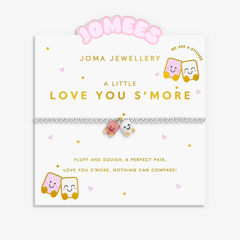Joma Jewellery Kids' A Little Jomees Love You S'More Silver & Gold Plated Bracelet
