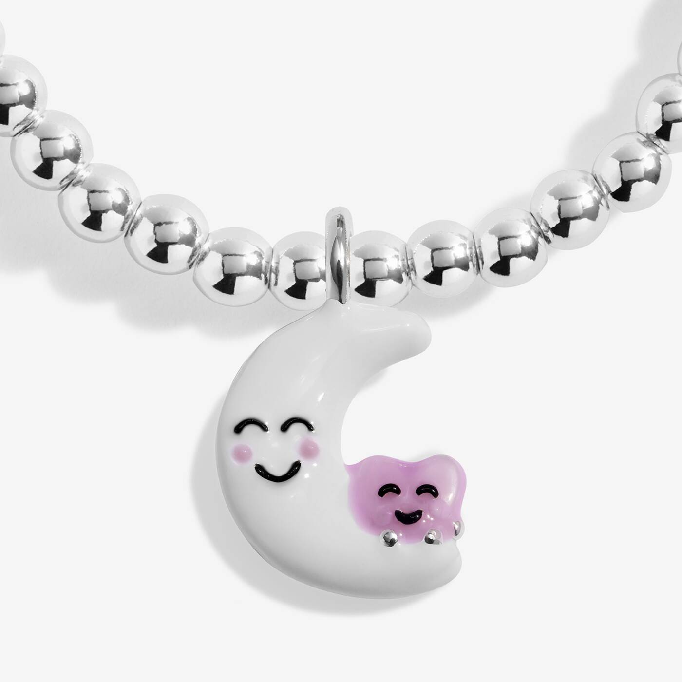 Joma Jewellery Kids' A Little Jomees Love You To The Moon And Back Silver Plated Bracelet