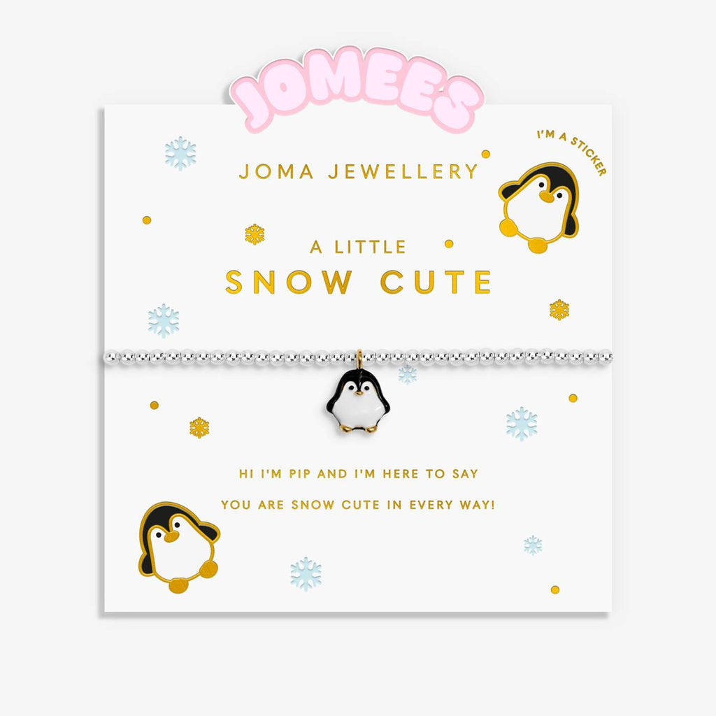 Joma Jewellery Kids' A Little Jomees Snow Cute Silver & Gold Plated Bracelet