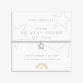 Joma Jewellery Kids A Little So Very Proud Of You Silver Plated Children's Bracelet