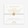 Joma Jewellery Kids' A Little Superstar In the Making Silver & Gold Plated Bracelet