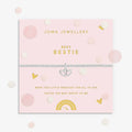 Joma Jewellery Kids Confetti A Little Best Bestie Silver Plated Children's Bracelet