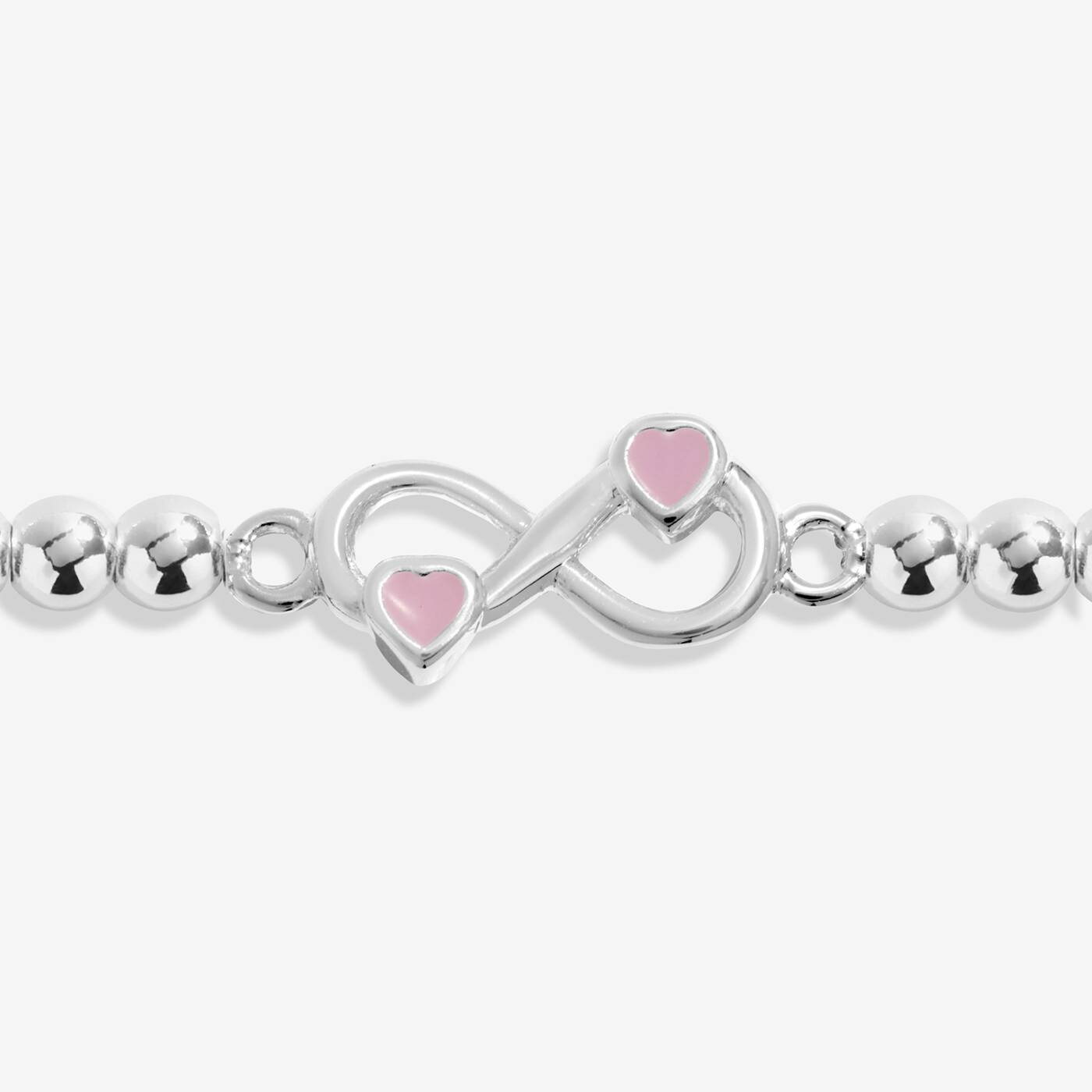 Joma Jewellery Kids' Confetti A Little Forever Friendship Silver Plated Bracelet